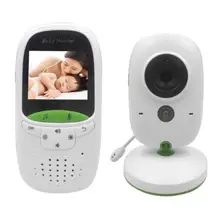 PLYMOTON детский беспроводной монитор 2,0 дюймов ЖК-дисплей ИК ночного видения двухсторонний аудио разговор температурный монитор няня видеокамера