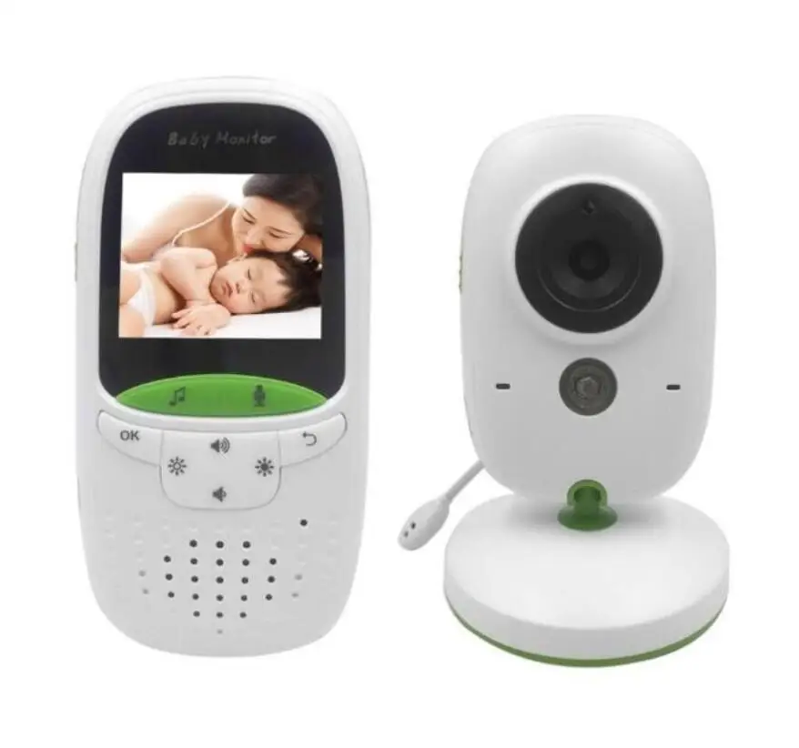 

PLYMOTON Baby Wireless Monitor 2.0 inch LCD Display IR Night Vision Two-way Audio Talk Temperature Monitor Nanny Video Camera