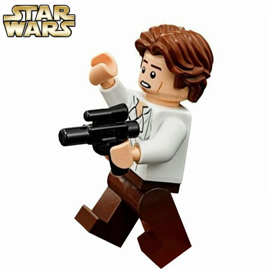 

Single Sale STAR WAR SW823 Desert Skiff Escape Han Solo Leia Yuda Darth Vader Model minifig Building Blocks Kids Toys Gifts