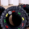 Rubber Tires Shape Pet Cat Dog Toys For Small Dogs Squeaky Kedi Puppy Toy For Dogs Cats Chew Dogs Pets Toys Supplies Jouet Chien 4