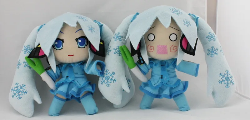 New arrival Hatsune Miku Snow Hatsune Cute Anime Plush Doll Toys Approximately 30 CM Birthday Gift