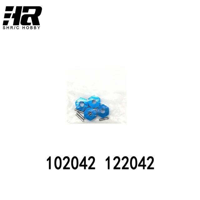 Special Price RC car HSP 102042 122042 Wheel Hex Nut 12MM Drive Hubs With Pins 02100 1/10 Upgrade Parts For 94122 94123 94111 94108 94177