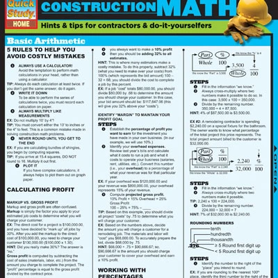 BarCharts- Inc. 9781423208877 Construction Math (1)