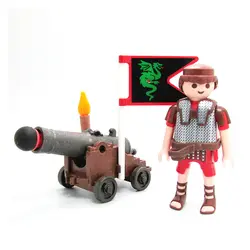 1 шт. Playmobil пушки оружие съемки для Войны Артиллерийский с колесами Building Block кирпичи фигурки героев игрушка X079