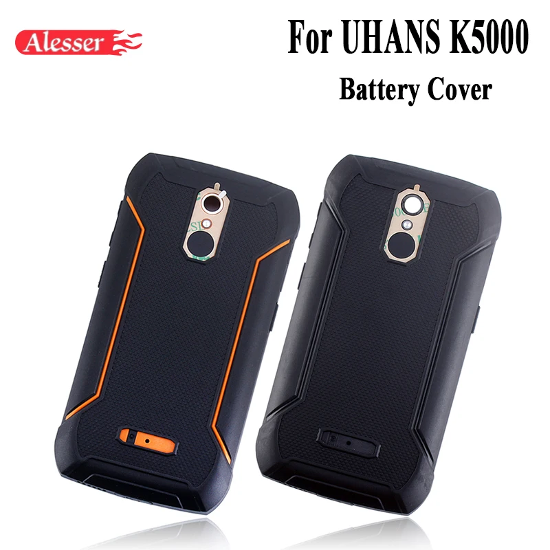 

Alesser For UHANS K5000 Battery Case with Heat Dissipation Replacement Slim Protective Battery Cover 5.0" For UHANS K5000
