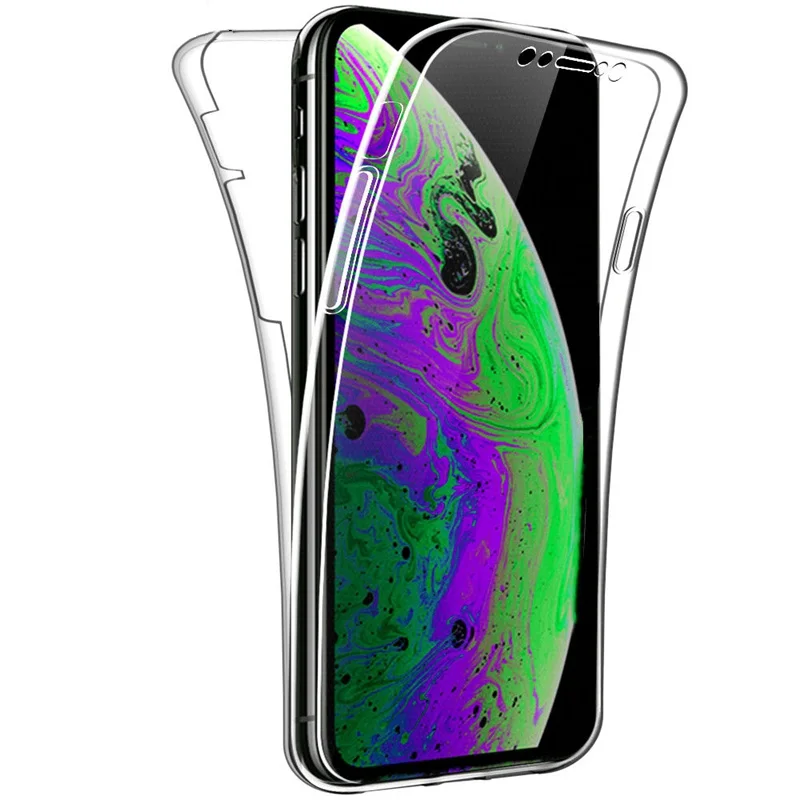 

Case For iPhone 8 8 Plus 7 7 Plus 6 6S Plus Transparent Silicon Soft TPU Cases Back Full Cover For iPhone XS X MAX XR 5 5s SE