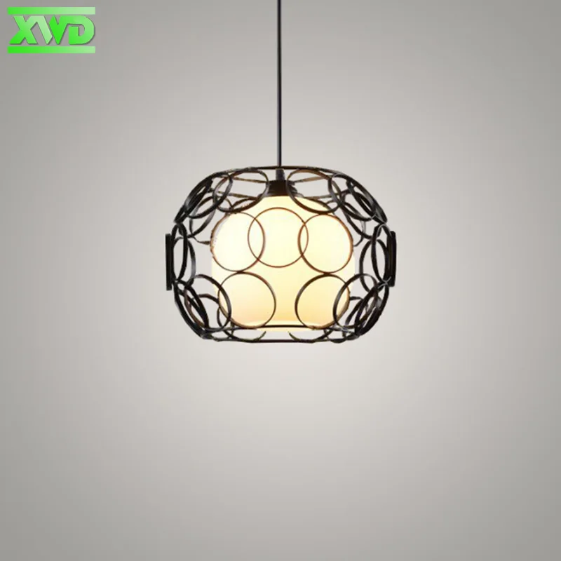 

Vintage Iron Painted BlackWhite Pendant Lamp Coffee House/Dining Hall/Club/Dining Room/Restaurant Indoor Lighting E27 110-240V