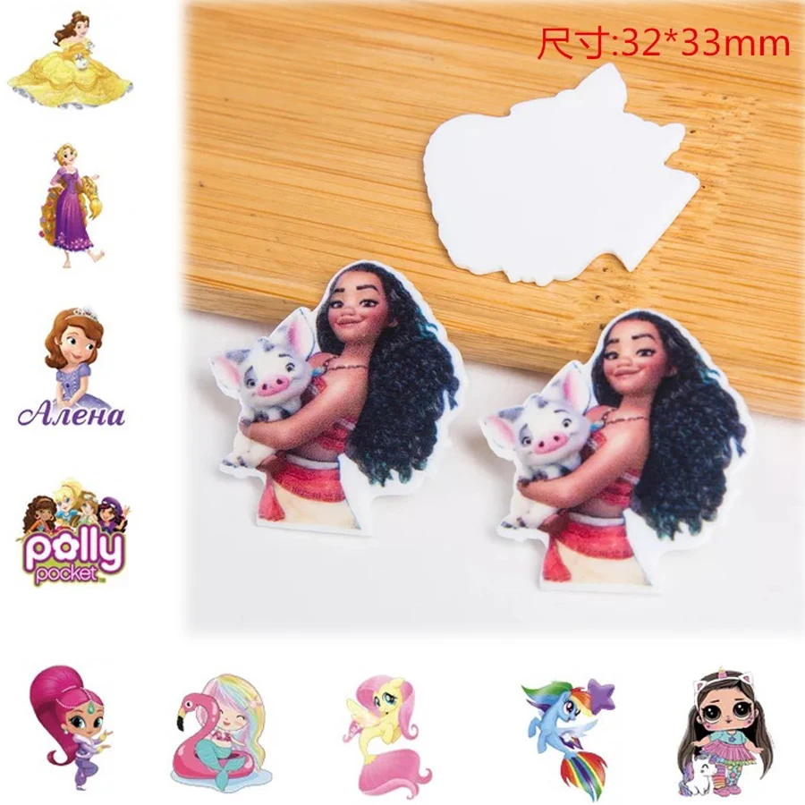 

10pcs/lot cartoon flat back planar resin DIY resin cabochons accessories for handmade crafts diy hair bow