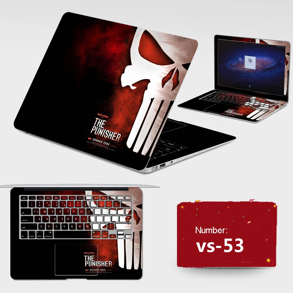 Latest ! 2017 Laptop Stickers Decal Stickers PVC Skins Dustproof ABC Sides+Keys+Key Interstice Stickers For lenovo S405 Case