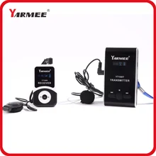 YARMEE Professional VHF Wireless Tour Guide System for Tour Guiding, Teaching, Travel – 2 Transmitter+60 Receivers+Charger Case