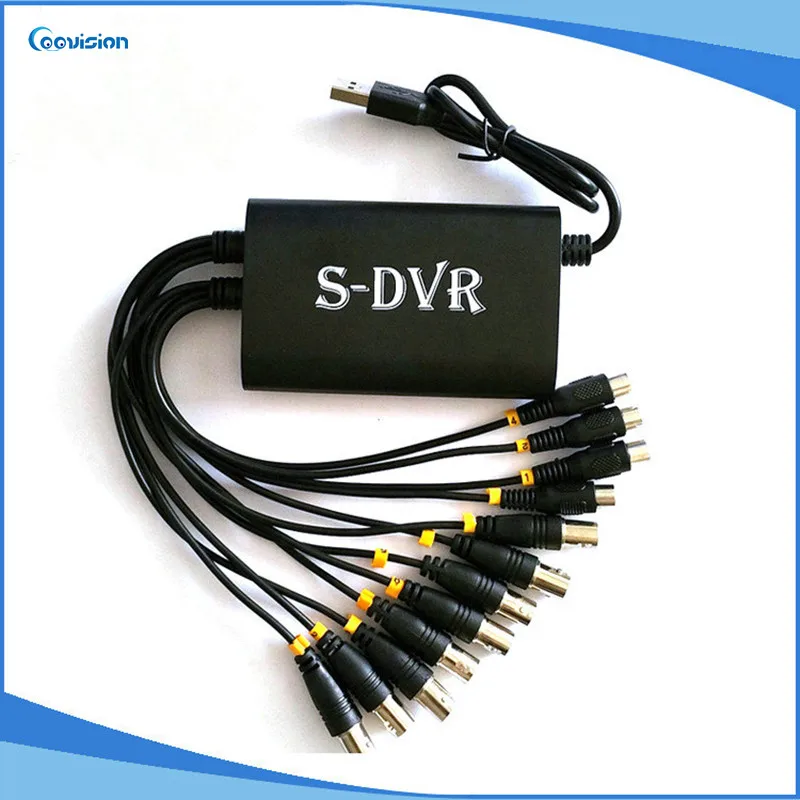 Камера видеонаблюдения Карта видеозахвата USB 8 каналов по dvr h.264|DVR-карты| |