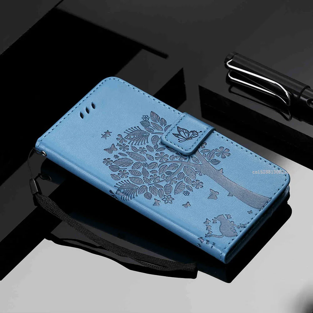 Роскошный флип-чехол в ретро стиле для lenovo P70 кожа+ Мягкий силиконовый чехол-кошелек для lenovo P70 P70A p70-a P70t p70-t чехол для телефона Fundas - Цвет: Синий