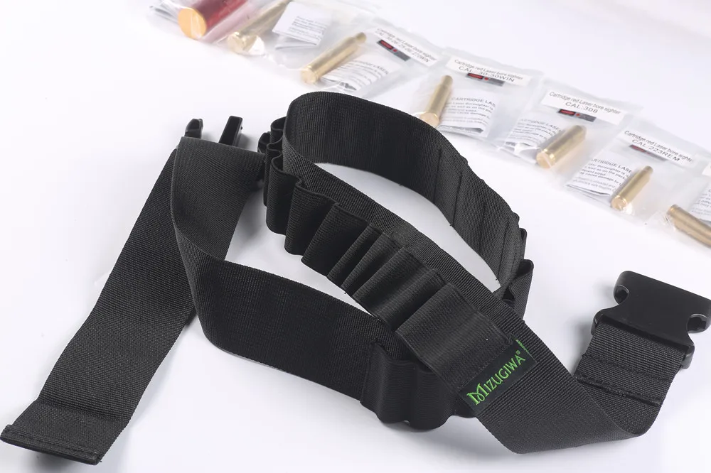 Tactical Shotgun Shell Holder Belt 25Shell Cartridge Bullet Sling For 12GA 20GA