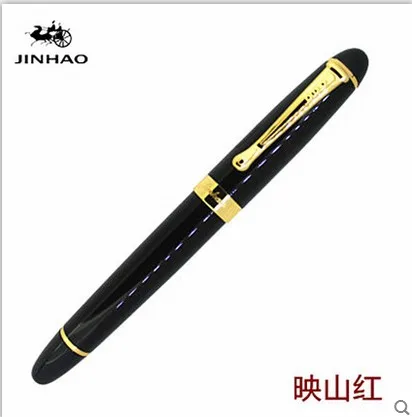 JINHAO X450 металлические чернила с перьевой ручкой пенал для карандашей Роскошные школьные канцелярские принадлежности Роскошный письменный милые ручки подарок - Цвет: k