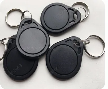 

1000pcs/lot rfid Tag 13.56MHZ ISO14443A RFID 1k S50 Keyfobs IC Key tag DHL/Fedex free shipping