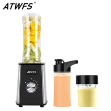 ATWFS Электрический Многофункциональный миксер, блендер, портативный домашний измельчитель, соковыжималка, мини-соковыжималка для фруктового сока, миксер