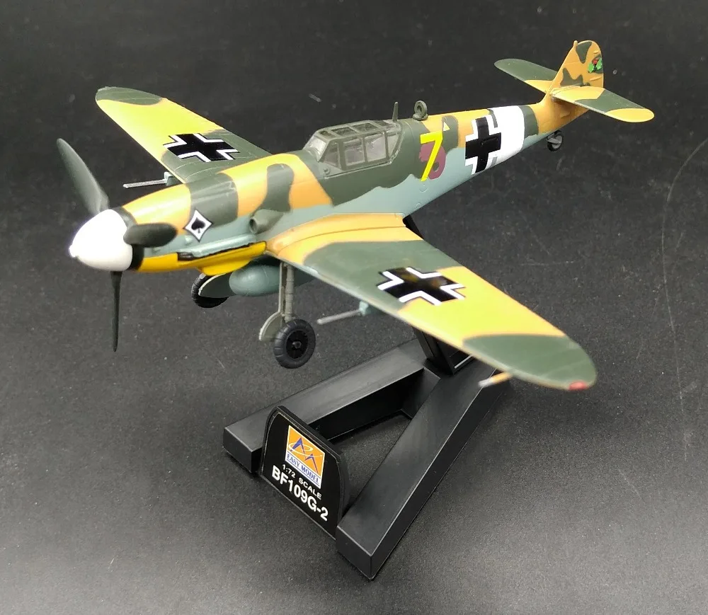 1:72 The Model of Germany BF109G - 2 Fighter Plane in Trumpeter 37252 Collection model