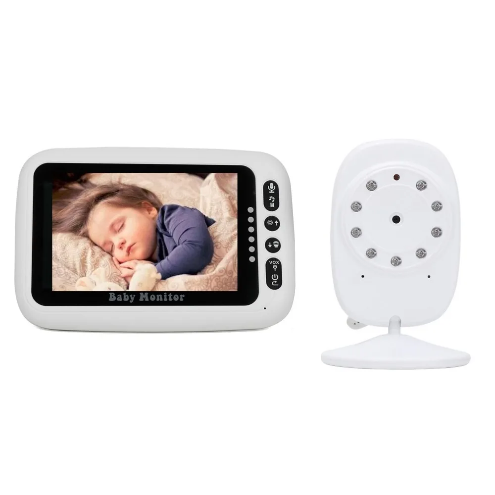 

Baby Monitors vigilabebes radio nanny videocam baby call 4.3 inch LCD IR Night Vision Intercom Temperature Sensor Lullabies Zoom