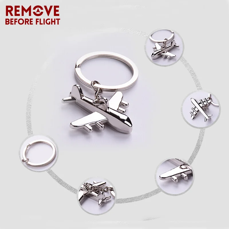 

Wholesale Metal Key Chains Mens Key Ring Chain for Aviation Gifts Airworthy Creative Plane Keychain Fashion Jewelry 10 Pcs/lot