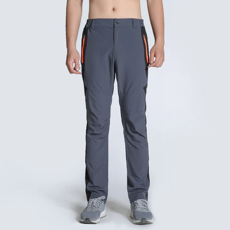 LoClimb брендовые летние ультра-тонкие эластичные уличные походные брюки для кемпинга, велоспорта, треккинга, быстросохнущие спортивные брюки для мужчин, AM233