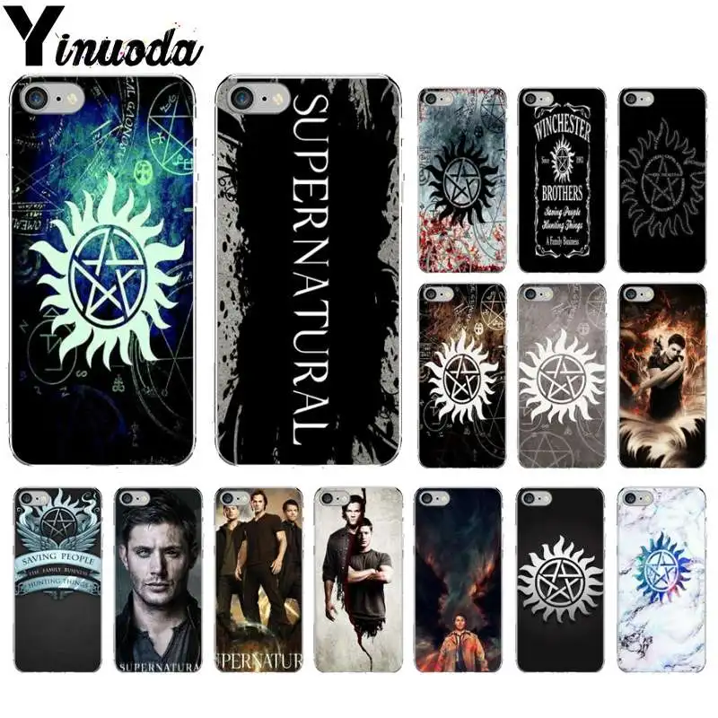 Yinuoda ТВ Шоу логотип Supernatural дизайн красочные милые аксессуары для телефонов Чехол