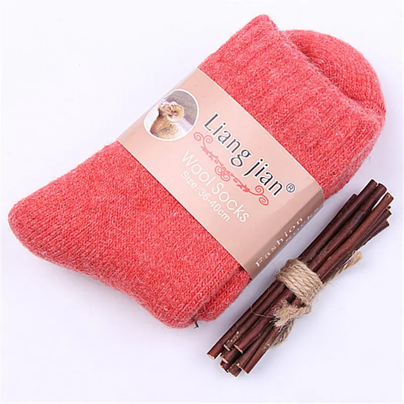 Cozy Cashmere Soft Socks Women Warm Thicken Plus Velvet Floor Socks Invierno Mujer Boots Snow Elastic Force Socks Winter