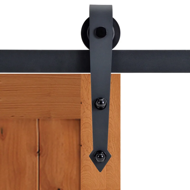 KIN MADE 2Pcs Arrow Shape Sliding Barn Door Hardware Extra Rollers