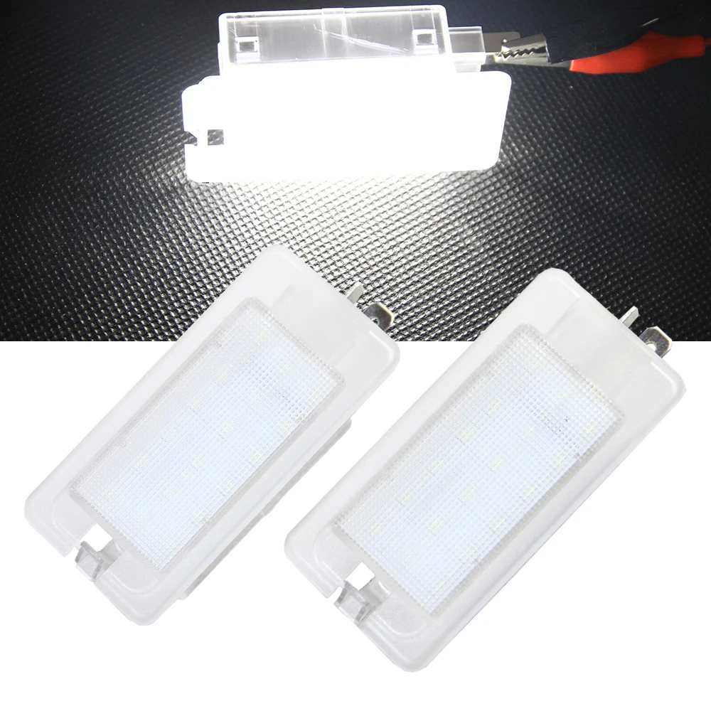 

2Pcs Error Free 18 3528 SMD LED Luggage Trunk lamp Light Lamps for Kia Amanti Cadenza Premium Forte Spectra Ceed Rio Opirus