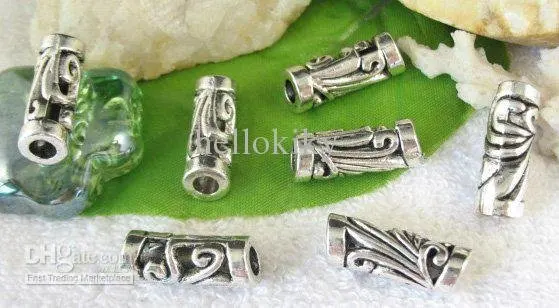 100 шт. тибетские серебряные бусины с цветочным рисунком A10482|bead boxers|bead capbeaded jewelry