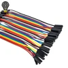 WAVGAT 40 PCS Dupont 10 CM Femelle À Femelle (FF) Cavalier Ruban Câble pour Arduino ► Photo 2/5