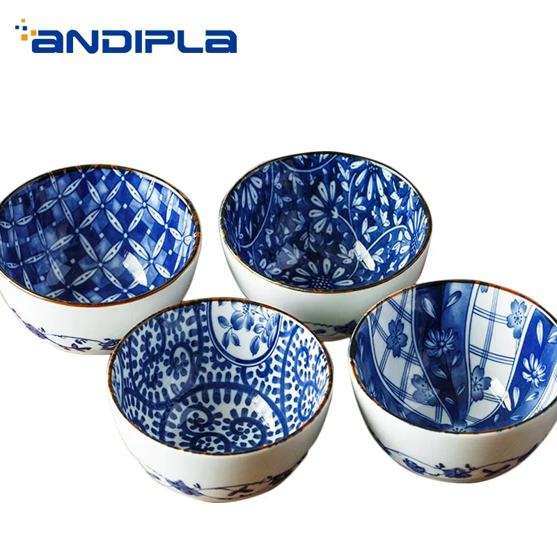 

Japanese Imports Rice Bowl Ceramic Porcelain Ramen Bowl Dessert Soup Container Kitchen Supplies Tableware Dinnerware Accessories