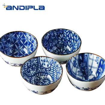 

Japanese Imports Rice Bowl Ceramic Porcelain Ramen Bowl Dessert Soup Container Kitchen Supplies Tableware Dinnerware Accessories