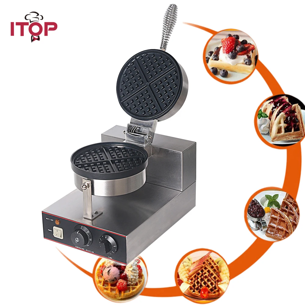 

Small Waffle Baker DIY Cooking Tool Nonstick Egg Maker Single Burner