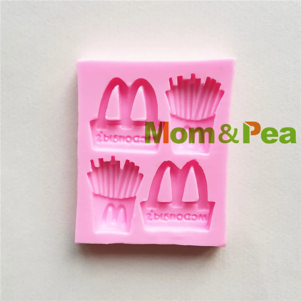 Силиконовая форма в форме чипсов Mom &amp Pea MPA1781 украшение для торта 3D помадки