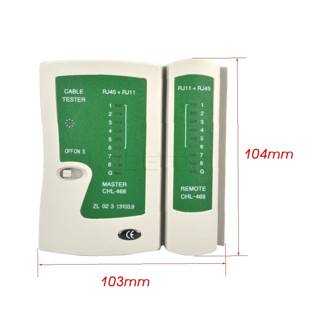 Портативный RJ45 RJ11Cat5 Cat6 LAN Кабельный тестер Ручной сетевой кабель тестер телефонная проводка линии детектор сетевой кабель трекер