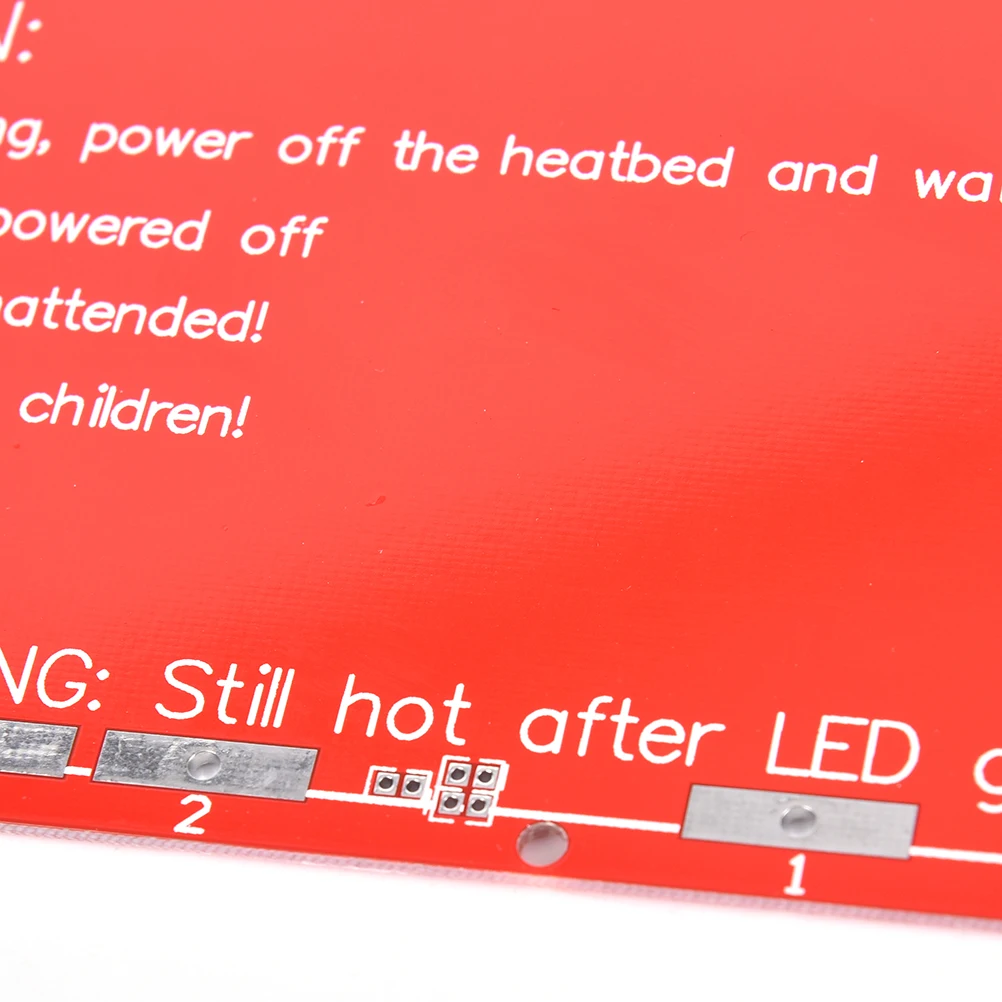Струйное Высокое качество Красный 3D-принтеры плата печатного стола MK2B с подогревом кровать с мультфильмами горячая пластина для Prusa и Mendel MK2A