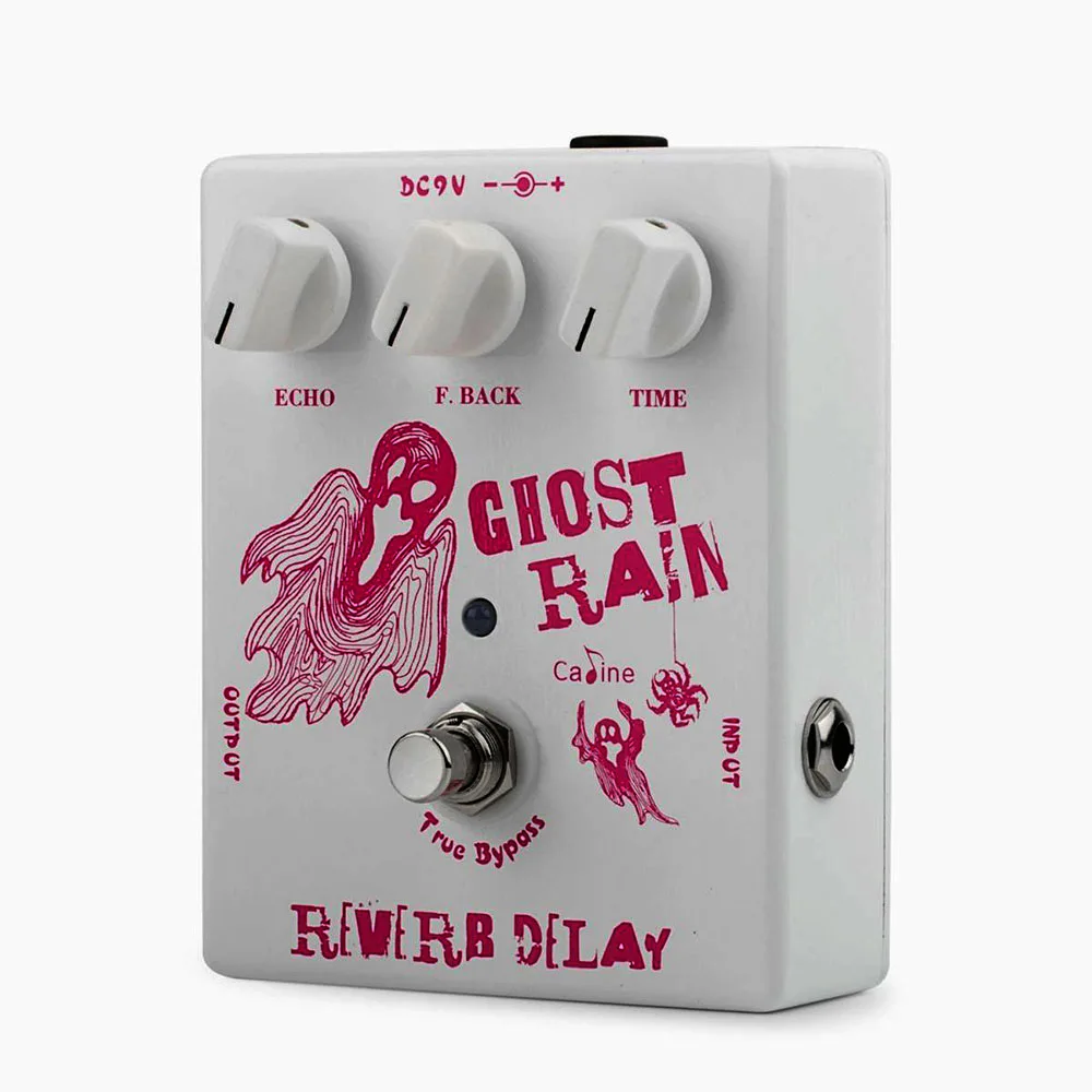 Kopen NIEUWE Caline CP 41 Ghost Regen Reverb Delay Gitaar Pedaal Gitaar Effect Pedaal Met Aluminium Behuizing Gitaar Accessoires Onderdelen
