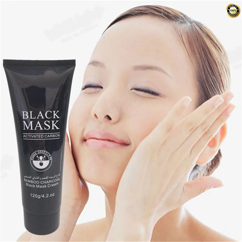 Bamboo Charcoal Pearl Powder Black Mask Face Mask Acne Treatment Black