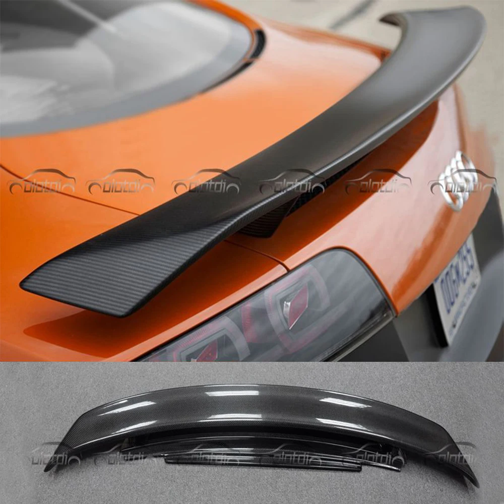 

for Audi R8 V8 V10 2007-2016 GT Style Car Styling Carbon Fiber Rear Trunk Lip Spoiler Splitter Wing