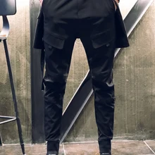 Новинка, мужские повседневные брюки, узкие брюки, осенняя одежда, мужские костюмы певицы