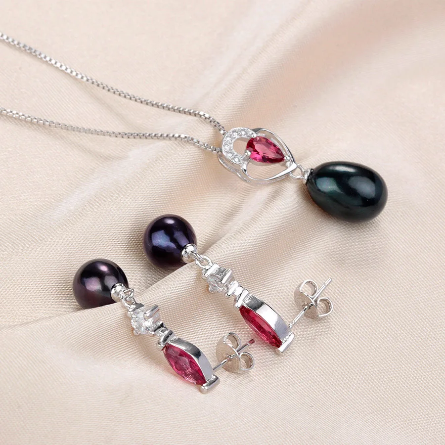Женское Ожерелье/подвеска LINDO из стерлингового серебра 925 пробы с жемчугом|jewelry