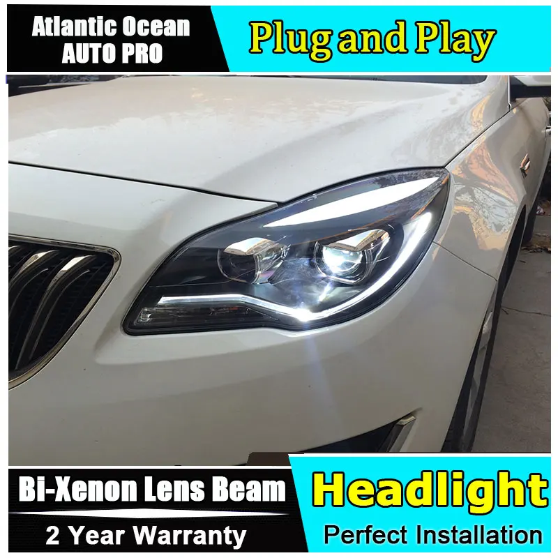 Car Styling LED Head Lamp for Opel Insignia headlights 2014 2015 new