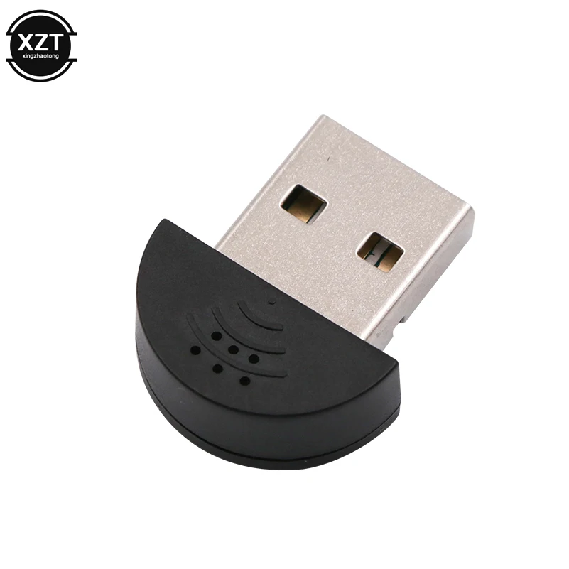 Super Mini USB 2.0 Microphone MIC Audio Adapter Portable Studio Speech Driver Free for Laptop/Notebook/PC/MSN/Skype