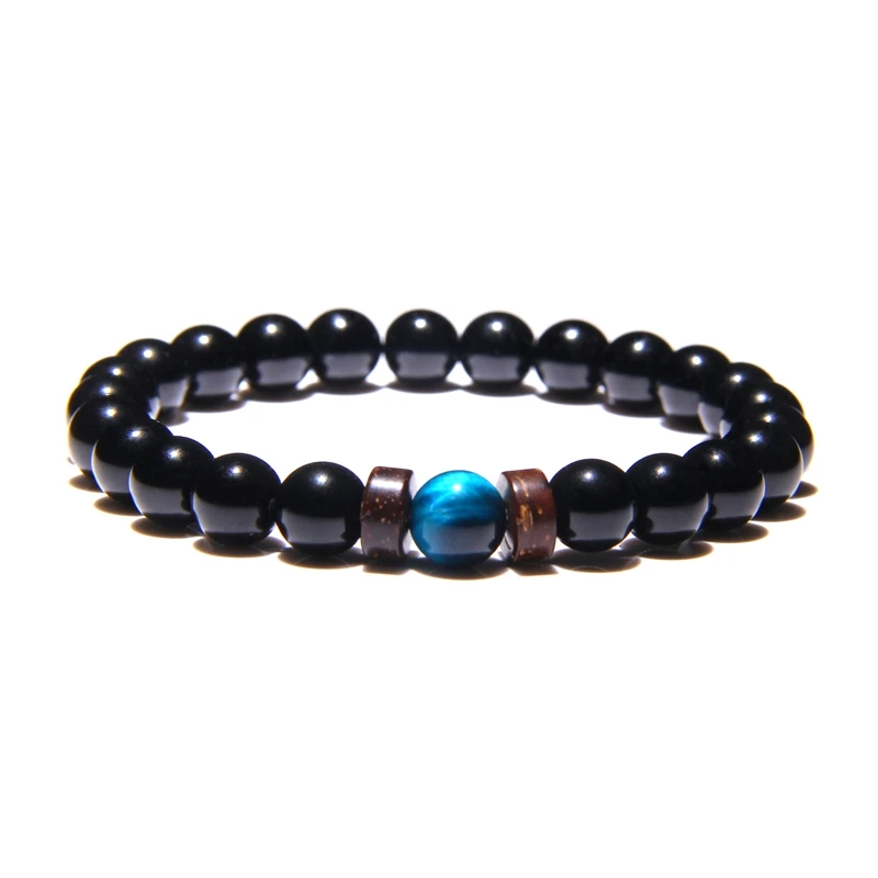 

Men Bracelet Natural Moonstone Bracelet Tibetan Buddha Bracelet Homme chakra Lava Stone Diffuser Bracelets Bangles Men Jewelry