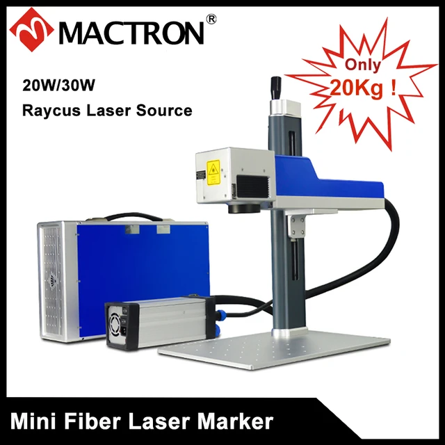 $2,470.80 Raycus 20W Mini Portable Metal Laser Marking Machine Fiber Laser Marker for Steel, Plastic, Coating