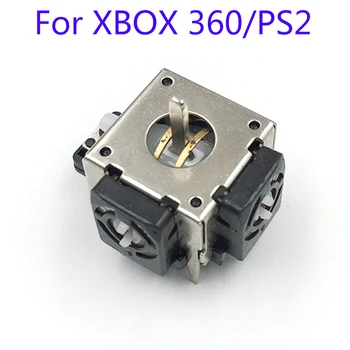 

2Pcs For XBOX 360 3D Joysticks Metal Analog Sticks 3D Analog Joystick for PS2 Controller Repair part