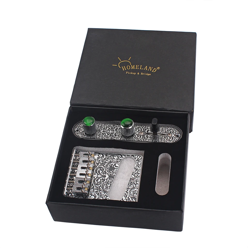 Guitar Prewired Control Plate and Telecaster Bridge Plate TL Electric Guitar Replacement Parts 99x81x13mm