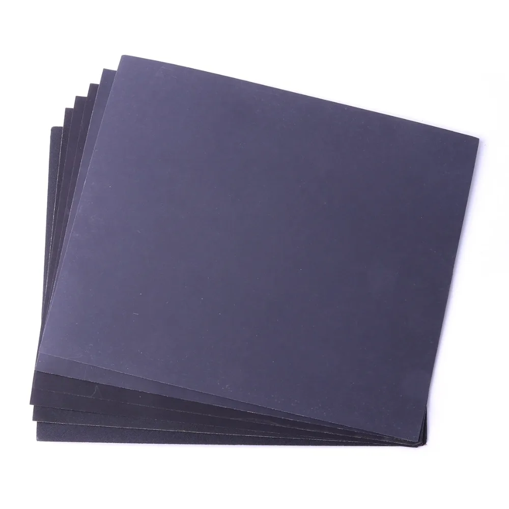 

2Pcs Grit 280/400/1000/1500/2000 Wet And Dry Sandpaper Polishing Abrasive Waterproof Paper Sheets Silicon Carbide 230*280mm