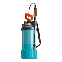 Опрыскиватель ручной GARDENA 00869-2000000(Емкость 5 литров, Макс.рабочее давл. 3 бар, рукоятка для транспортировки, курок с фиксатором 1.75 м. Встроенный фильтр, Плечевой ремень, Материал пластик