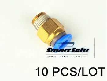 

Free shipping 10 pcs/lot PC14-4 Pneumatic fitting 12mm-1/2" , quick push in pipe fittings